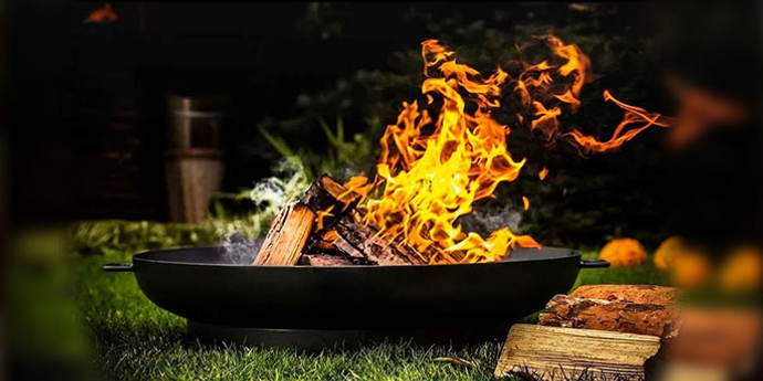 Мангалы, очаги, дровницы